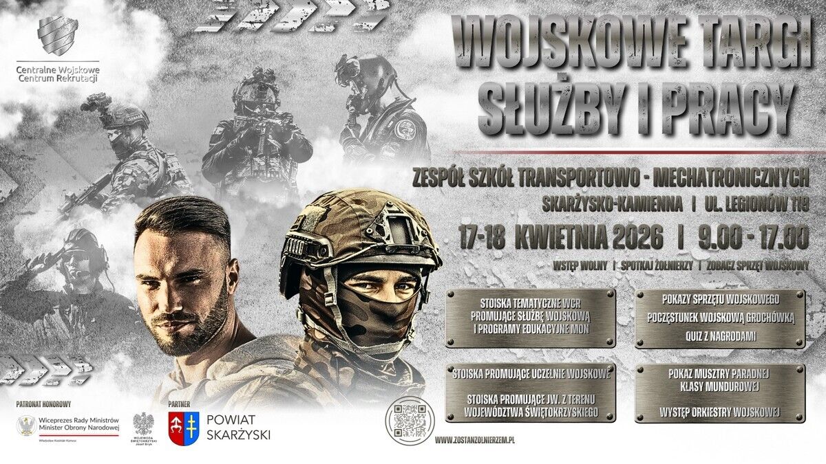 Przyjdź na Wojskowe Targi Służby i Pracy w Skarżysku-Kamiennej!